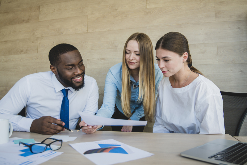 travailleurs dans une entreprise
